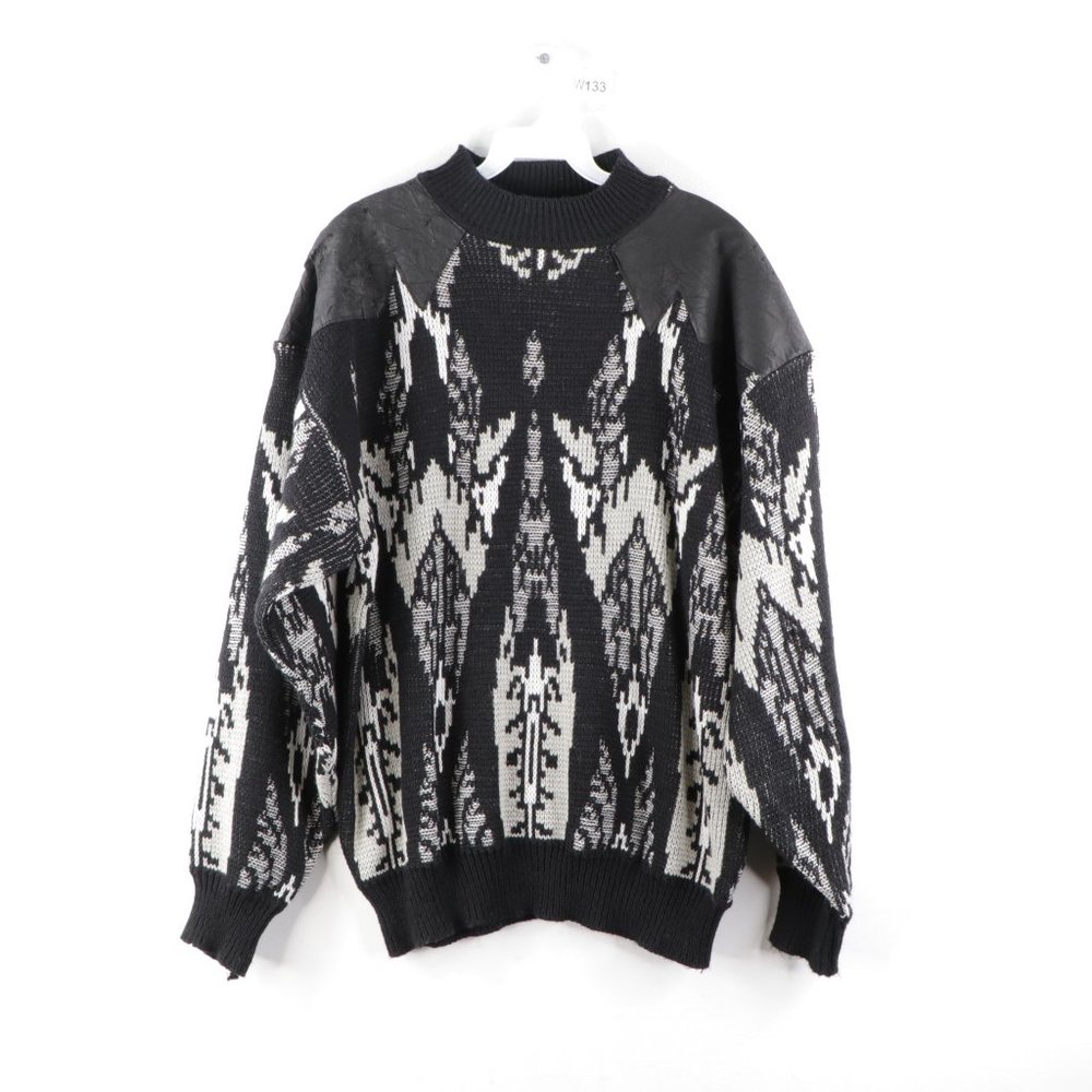 Vintage Abstract Print Fresh Prince Sweater